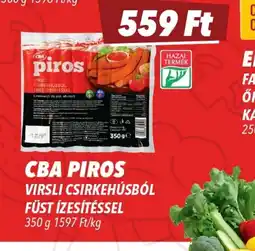 CBA CBA PIROS VIRSLI CSIRKEHÚSBL ajánlat