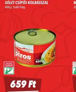 CBA CBA PIROS SLET CSÍPŐS KOLBÁSSZAL ajánlat