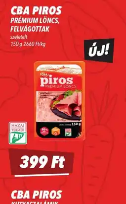 CBA CBA PIROS PRÉMIUM LÖNCS ajánlat