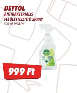 CBA DETTOL FELÜLETTISZTÍT SPRAY ajánlat