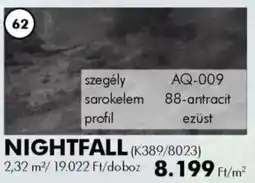 Diego Aqua Selection laminált padló Nightfall ajánlat