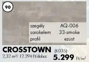 Aqua Selection laminált padló Crosstown