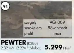 Diego Aqua Selection laminált padló Pewter ajánlat