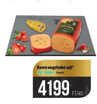 Baron nagylyukú sajt