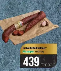 Coop Csabai füstölt kolbász ajánlat