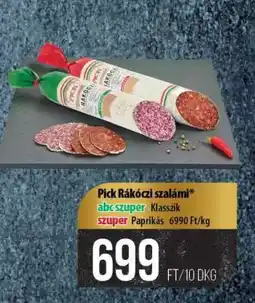 Coop PICK Rákóczi szalámi ajánlat