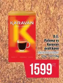 Coop D.E. Paloma és Karaván őrölt kávé ajánlat