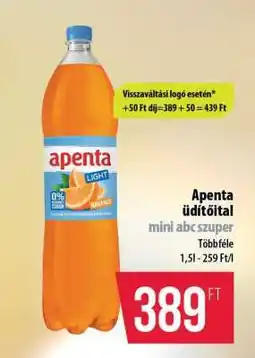 Coop Apenta+ üdítőital ajánlat