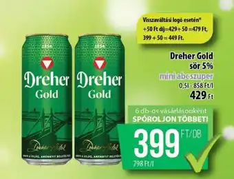 Dreher Gold sör 5%
