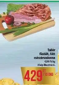 Coop Tallér füstölt-főtt császárszalonna ajánlat