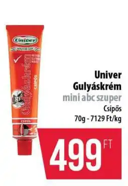 Coop UNIVER Gulyáskrém ajánlat