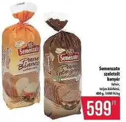 Coop Semenzato szeletelt kenyér ajánlat