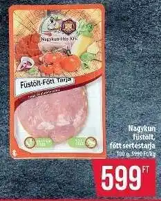 Coop Nagykun füstölt, főtt sertéstarja ajánlat