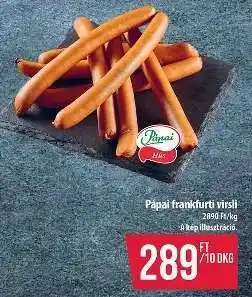 Coop Pápai frankfurti virsli ajánlat