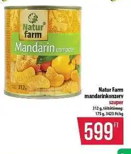 Coop Natur Farm mandarin konzerv ajánlat