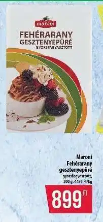 Coop Maroni Fehérarany gesztenyepüré ajánlat