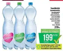 Coop Szentkirályi természetes ásványvíz ajánlat