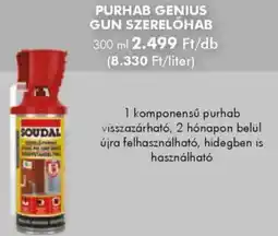 Diego Purhab Genius Gun szerelőhab ajánlat