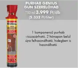 Diego Purhab Genius Gun szerelőhab ajánlat