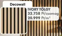 Diego Akusztikus Fali Panelek Ivory Tölgy ajánlat