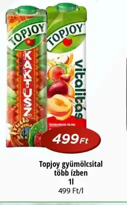 Real TOPJOY gyümölcsital ajánlat