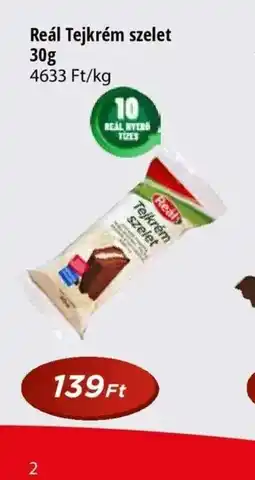 Real Reál Tejkrem szelet ajánlat