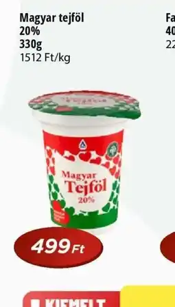 Real Magyar tejföl ajánlat