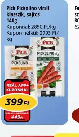 Real PICK Pickolino virsli ajánlat
