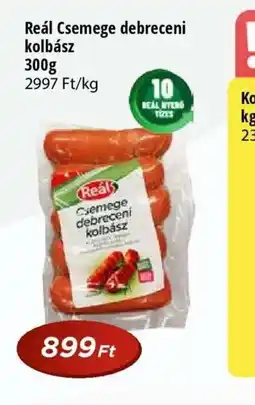 Real Reál Csemege debreceni kolbász ajánlat