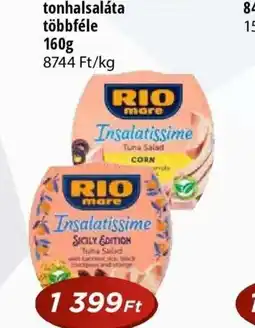 Real Rio Mare Insalatissime tonhalsaláta ajánlat