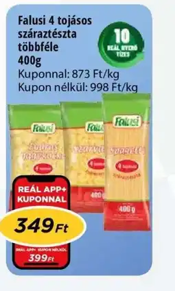 Real Falusi 4 tojásos száraztészta ajánlat