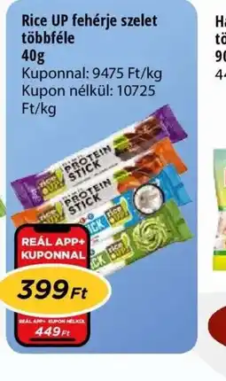 Real RICE UP fehérje szelet ajánlat