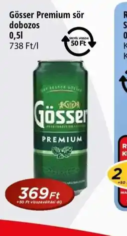 Real Gösser Premium sör ajánlat