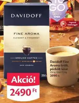 EcoFamily Davidoff Fine Aroma őrölt, pörkölt kávé ajánlat