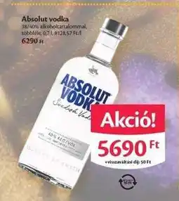 EcoFamily Absolut vodka ajánlat