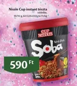 EcoFamily Nissin Cup instant tészta ajánlat