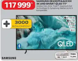 Auchan SAMSUNG QE43QFAAUXXH 4K UHD SMART QLED TV ajánlat