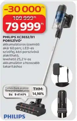 Auchan PHILIPS XC3032/01 PORSZÍVÓ ajánlat