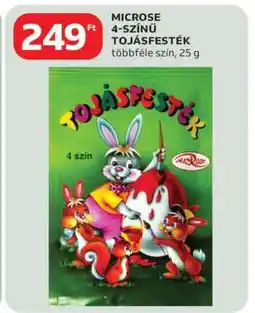Auchan MICROSE 4-SZÍNŰ TOJÁSFESTÉK ajánlat