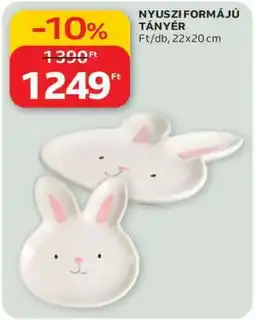 Auchan NYUSZI FORMÁJÚ TÁNYÉR ajánlat