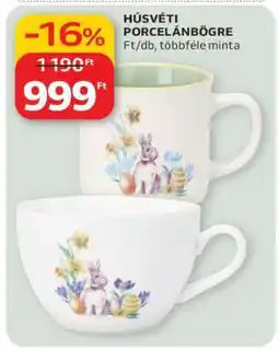 Auchan HÚSVÉTI PORCELÁNBÖGRE ajánlat
