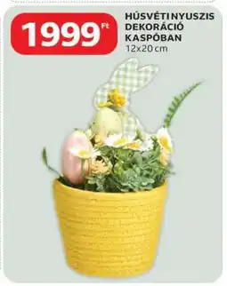 Auchan HÚSVÉTI NYUSZIS DEKORÁCIÓ KASPÓBAN ajánlat