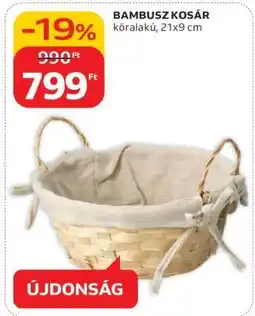 Auchan Bambusz kosár ajánlat