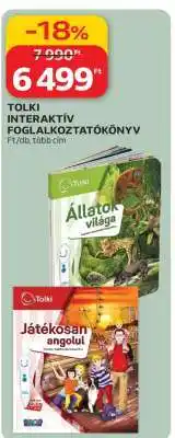 Auchan TOLKI INTERAKTÍV FOGLALKOZTATÓKÖNYV ajánlat