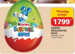 Auchan KINDER Meglepetés Maxi ajánlat