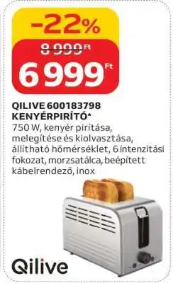 Auchan QILIVE 600183798 KENYÉRPIRÍTÓ ajánlat