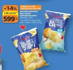 Auchan AUCHAN KEDVENC HULLÁMOS BURGONYACHIPS ajánlat