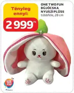 Auchan ONE TWO FUN BÚJÓCSKA NYUSZI PLÜSS ajánlat