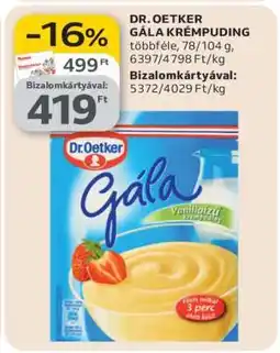 Auchan Dr. Oetker Gála Krémpuding ajánlat