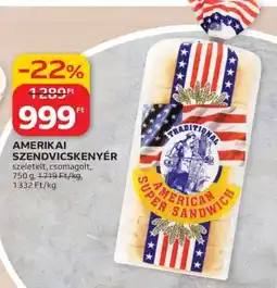Auchan Amerikai Szendvicskenyér ajánlat